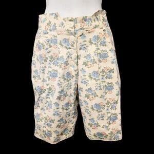 Vintage Y2K Floral Pattern Shorts Pants Jeans Size: Small